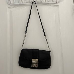 Michael Kors Clutch Purse with chain and leather strap